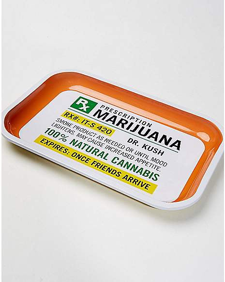 Prescription RX Marijuana Rolling tray 1ct