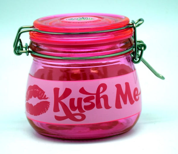 Dank Tank Large Kush me Stash Jar 1ct #2771 - Premium  from H&S WHOLESALE - Just $6.99! Shop now at H&S WHOLESALE