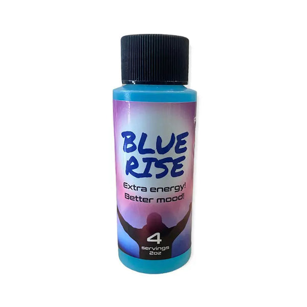 Blue Rise Shot Extra Energy Better a mood 4 Servings 2oz 12ct Display - Premium  from H&S WHOLESALE - Just $125! Shop now at H&S WHOLESALE