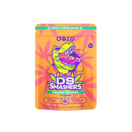 Dozo Delta 9 Smashers 10,000mg 20pk 500mg per gummy 1ct Gummies - Premium  from H&S WHOLESALE - Just $20! Shop now at H&S WHOLESALE