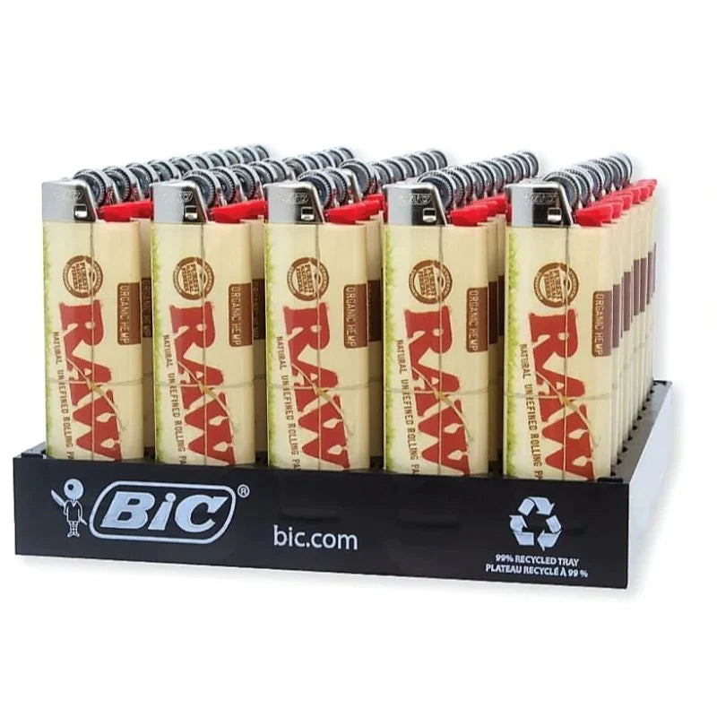 Bic Raw Lighter 50ct Display - Premium  from H&S WHOLESALE - Just $59.99! Shop now at H&S WHOLESALE