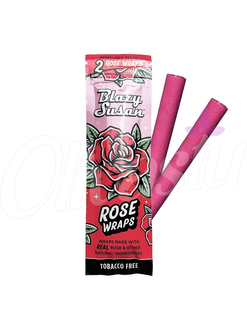 Blazy Susan Rose Wraps 2pk 25ct Display - Premium  from H&S WHOLESALE - Just $21! Shop now at H&S WHOLESALE