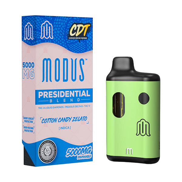 Modus Presidential Blend 5g THC-A+ Liquid Diamonds+ Delta 8+ THC-V Disposable 1ct - Premium  from H&S WHOLESALE - Just $20! Shop now at H&S WHOLESALE