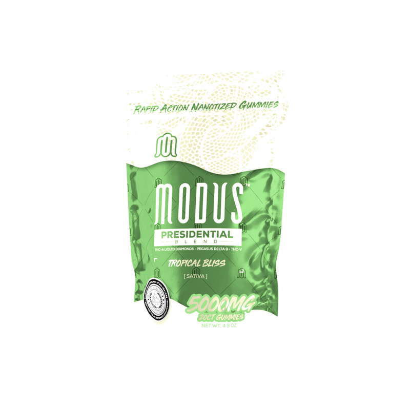 Modus Presidential Blend 5000mg THC-A+ Liquid Diamonds+ Delta 8+ THC-V Gummies 1ct - Premium  from H&S WHOLESALE - Just $15.75! Shop now at H&S WHOLESALE