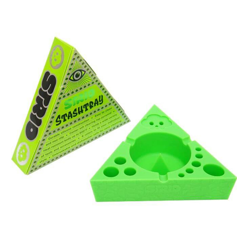 Strio Triangle Silicone Stashtray 1ct - Premium  from H&S WHOLESALE - Just $13! Shop now at H&S WHOLESALE