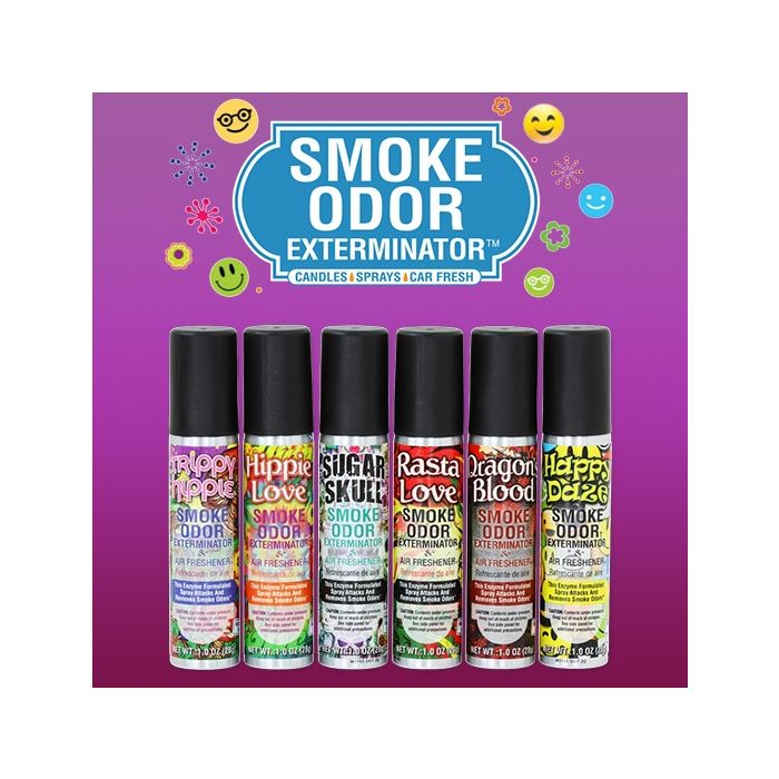 Smoke Odor Spray 1oz Mixed Flavors 12ct Display Box - Premium  from H&S WHOLESALE - Just $36! Shop now at Y&M WHOLESALE