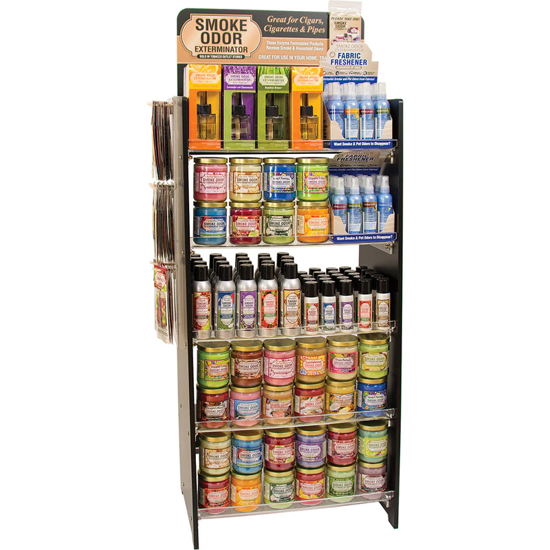 Smoke Odor candle & spray Display 5-Tier Floor XL Shelves 1ct - Premium  from H&S WHOLESALE - Just $250! Shop now at H&S WHOLESALE