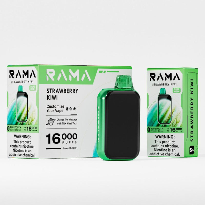 Yovo Rama 16k Puffs 5% Nic Bluetooth Screen 5ct Display - Premium  from H&S WHOLESALE - Just $38.75! Shop now at H&S WHOLESALE