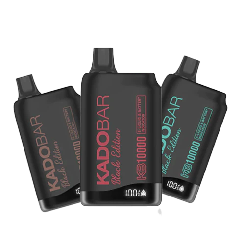 Kado Bar Black Edition 10,000 Puffs 5% Nic 18ml 5ct Disposable Vape - Premium  from H&S WHOLESALE - Just $37.50! Shop now at H&S WHOLESALE