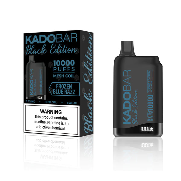 Kado Bar Black Edition 10,000 Puffs 5% Nic 18ml 5ct Disposable Vape - Premium  from H&S WHOLESALE - Just $37.50! Shop now at H&S WHOLESALE