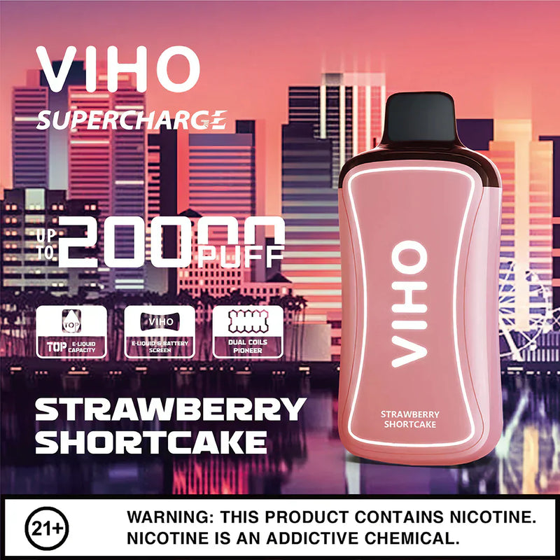 Viho Supercharge 20,000 Puffs 5ct Display Disposable Vape - Premium  from H&S WHOLESALE - Just $42.50! Shop now at H&S WHOLESALE