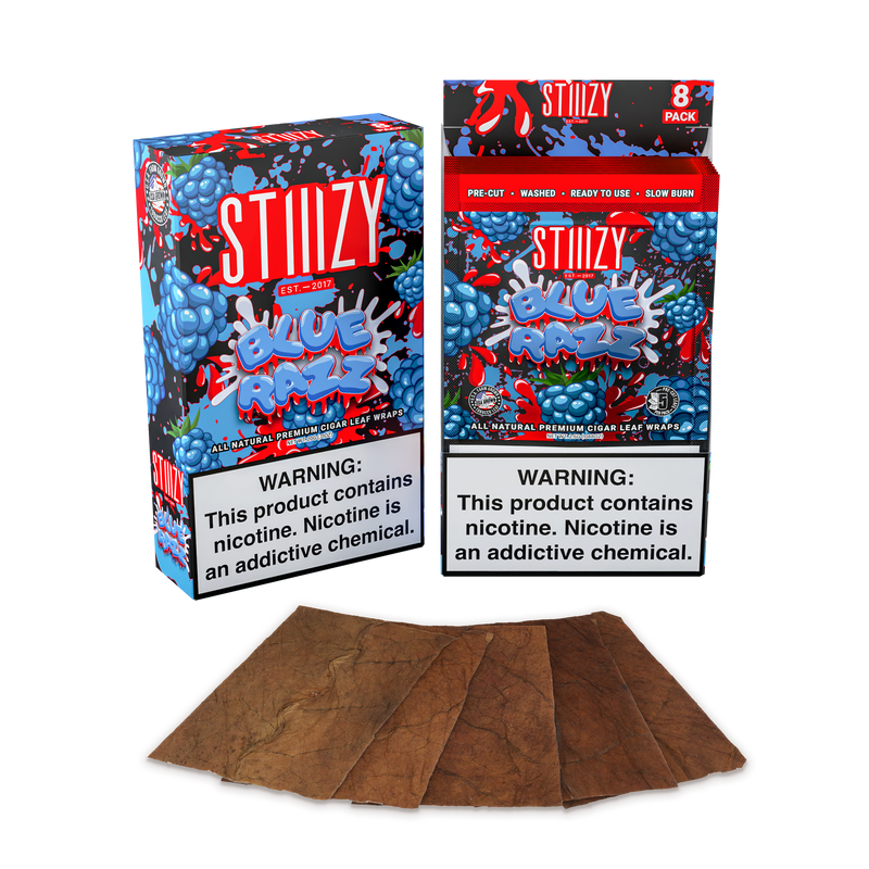 Stiiizy Premium All Natural Leaf Wrap 8ct Box - Premium  from H&S WHOLESALE - Just $30! Shop now at H&S WHOLESALE