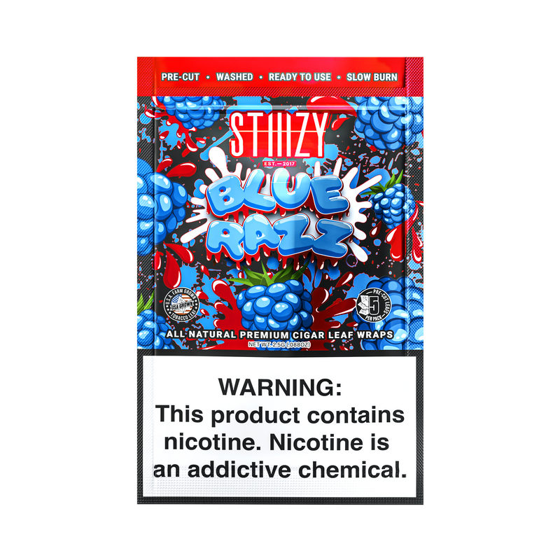 Stiiizy Premium All Natural Leaf Wrap 8ct Box - Premium  from H&S WHOLESALE - Just $30! Shop now at H&S WHOLESALE