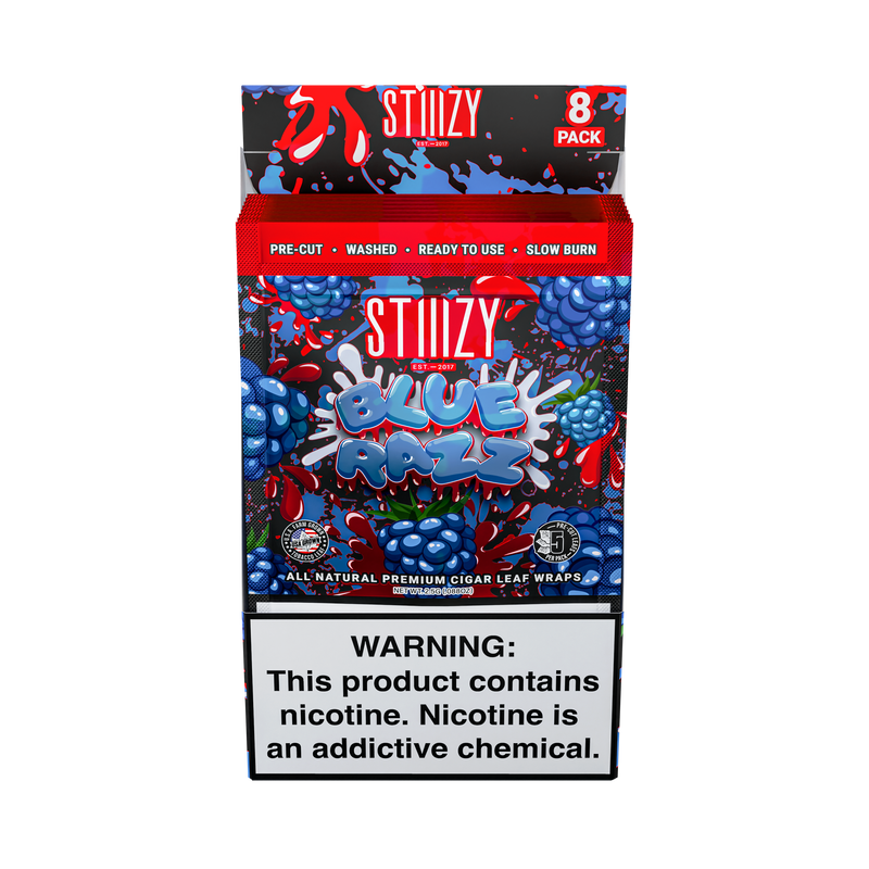 Stiiizy Premium All Natural Leaf Wrap 8ct Box - Premium  from H&S WHOLESALE - Just $30! Shop now at H&S WHOLESALE