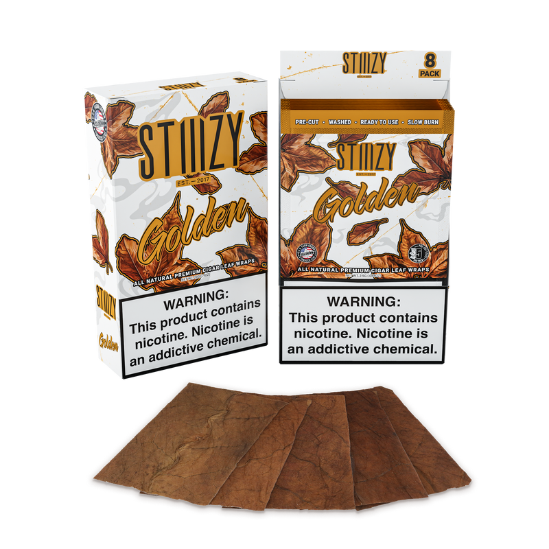 Stiiizy Premium All Natural Leaf Wrap 8ct Box - Premium  from H&S WHOLESALE - Just $39.99! Shop now at H&S WHOLESALE