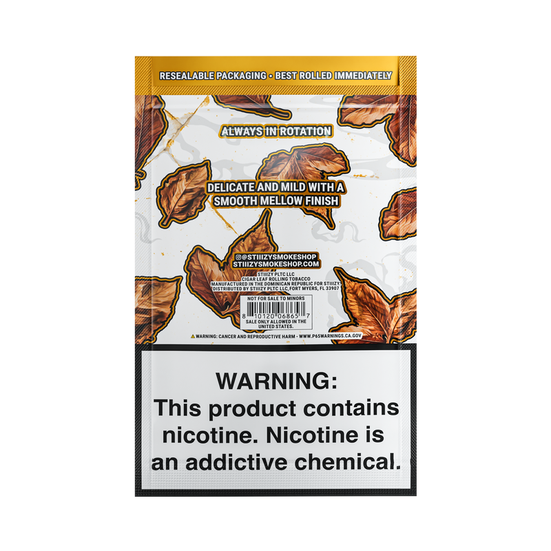 Stiiizy Premium All Natural Leaf Wrap 8ct Box - Premium  from H&S WHOLESALE - Just $30! Shop now at H&S WHOLESALE