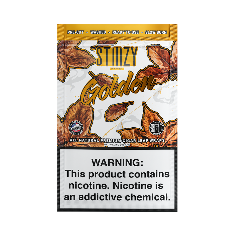 Stiiizy Premium All Natural Leaf Wrap 8ct Box - Premium  from H&S WHOLESALE - Just $30! Shop now at H&S WHOLESALE