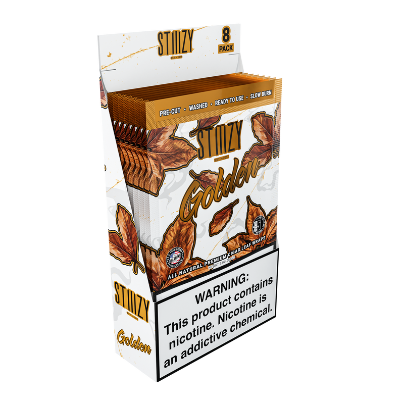 Stiiizy Premium All Natural Leaf Wrap 8ct Box - Premium  from H&S WHOLESALE - Just $30! Shop now at H&S WHOLESALE