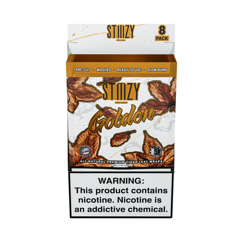 Stiiizy Premium All Natural Leaf Wrap 8ct Box - Premium  from H&S WHOLESALE - Just $30! Shop now at H&S WHOLESALE