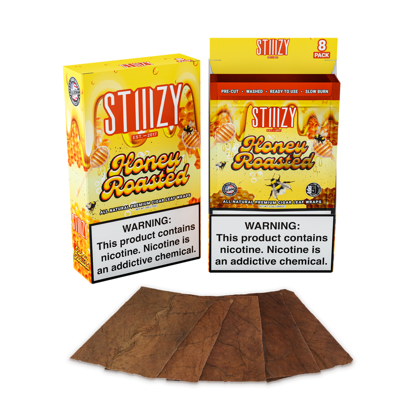 Stiiizy Premium All Natural Leaf Wrap 8ct Box - Premium  from H&S WHOLESALE - Just $30! Shop now at H&S WHOLESALE