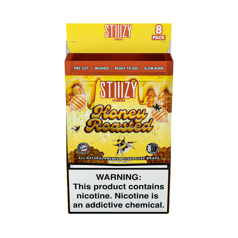 Stiiizy Premium All Natural Leaf Wrap 8ct Box - Premium  from H&S WHOLESALE - Just $39.99! Shop now at H&S WHOLESALE