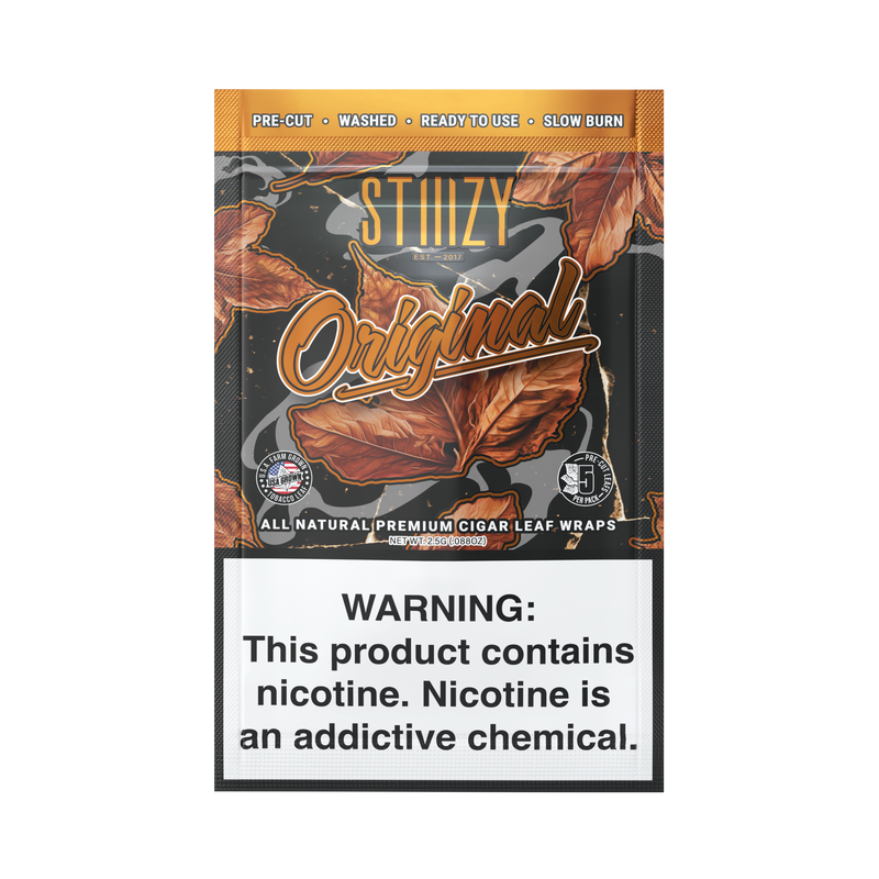 Stiiizy Premium All Natural Leaf Wrap 8ct Box