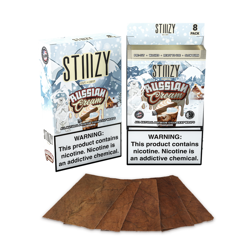 Stiiizy Premium All Natural Leaf Wrap 8ct Box