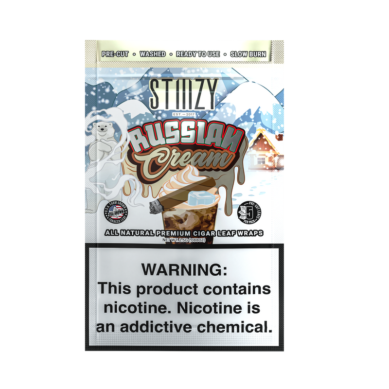 Stiiizy Premium All Natural Leaf Wrap 8ct Box - Premium  from H&S WHOLESALE - Just $39.99! Shop now at H&S WHOLESALE