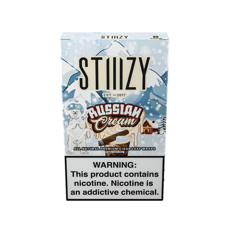 Stiiizy Premium All Natural Leaf Wrap 8ct Box - Premium  from H&S WHOLESALE - Just $30! Shop now at H&S WHOLESALE