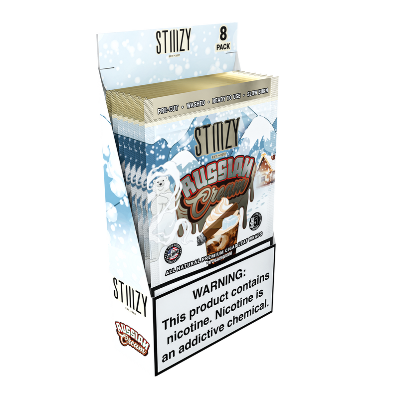 Stiiizy Premium All Natural Leaf Wrap 8ct Box - Premium  from H&S WHOLESALE - Just $39.99! Shop now at H&S WHOLESALE