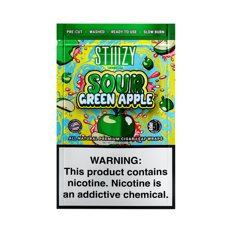 Stiiizy Premium All Natural Leaf Wrap 8ct Box