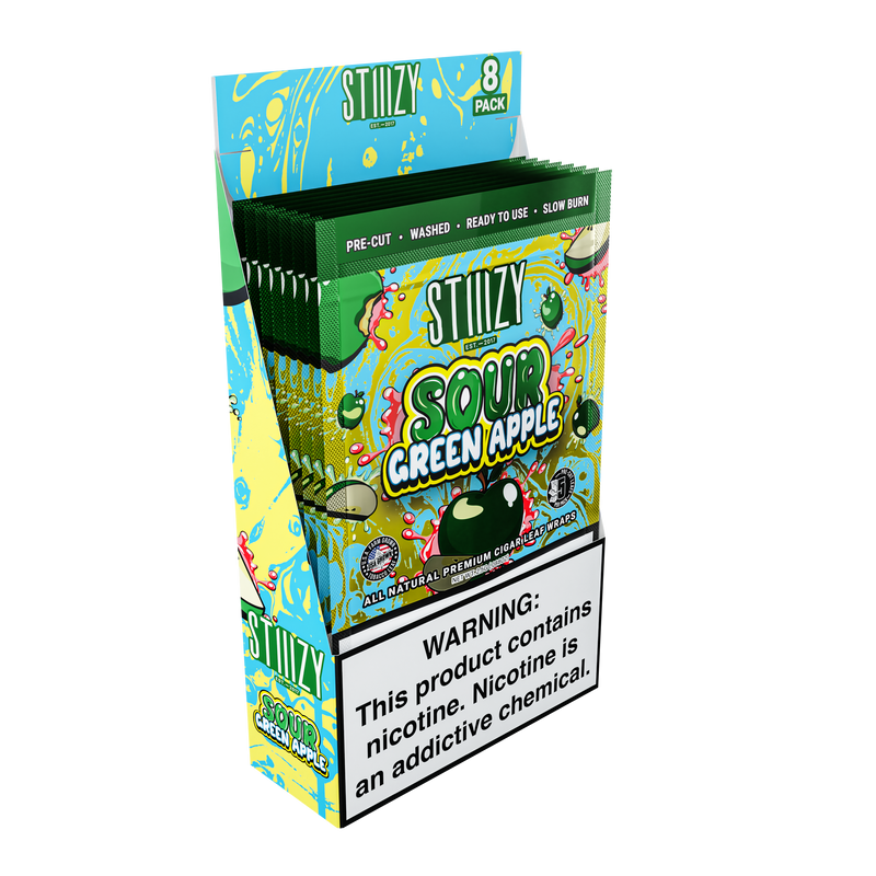 Stiiizy Premium All Natural Leaf Wrap 8ct Box - Premium  from H&S WHOLESALE - Just $30! Shop now at H&S WHOLESALE