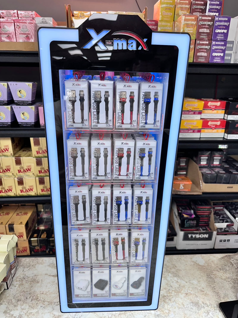 X-Max Quick Charger 132ct Display - Premium  from H&S WHOLESALE - Just $380! Shop now at H&S WHOLESALE