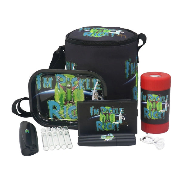 Bucket Bag Smoking Juice Set 7 Pieces 1ct (E-Grinder+10 One Hitter+Rolling Machine+Jar+Preroll Holder) - Premium  from H&S WHOLESALE - Just $16.50! Shop now at Y&M WHOLESALE