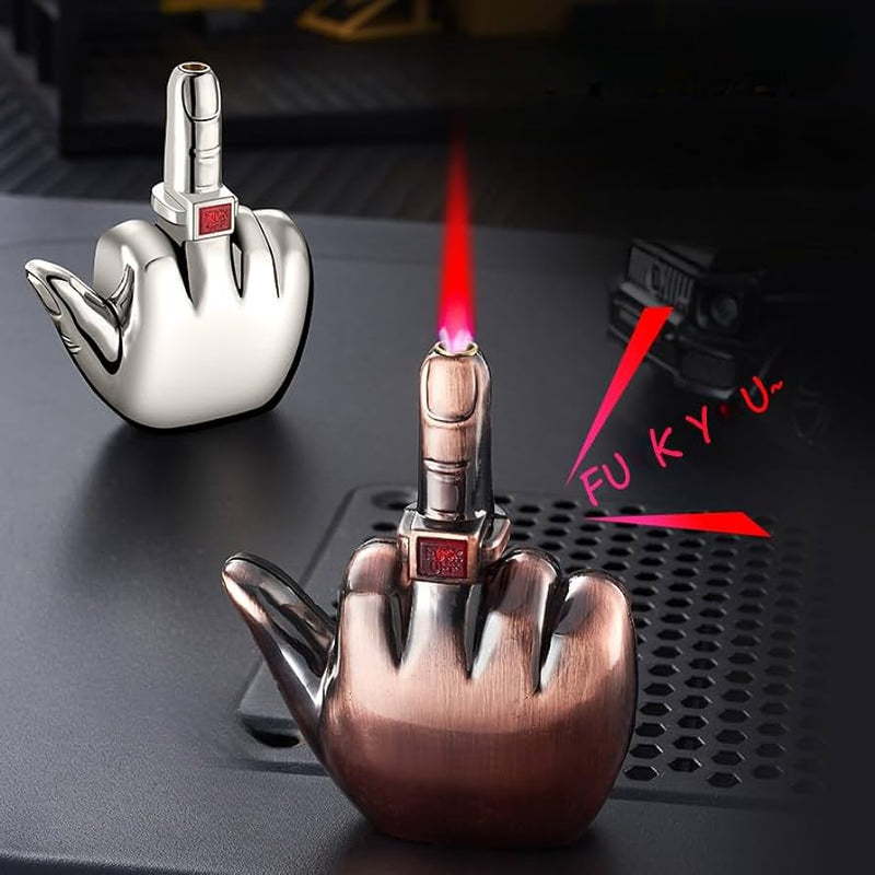 Clickit Funny Middle Finger Torch Lighter 12ct Display