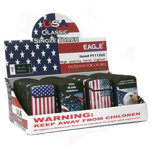 Eagle Torch U.S. Flag Torch PT113US 20ct - Premium  from H&S WHOLESALE - Just $32! Shop now at H&S WHOLESALE