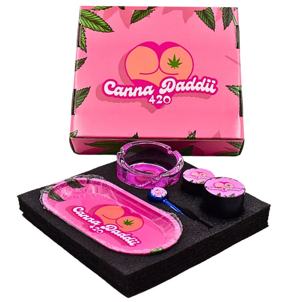 Canna 420 Daddii Smoking Kit Gift Set 4pc 1ct box - Premium  from H&S WHOLESALE - Just $15! Shop now at H&S WHOLESALE