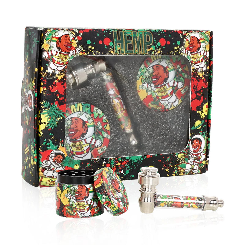 Mini Pipe & Grinder Set 10ct Mixed