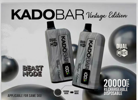 Kado Bar Vintage Edition 20,000 Puffs 5% Nic 5ct Box - Premium  from H&S WHOLESALE - Just $40! Shop now at H&S WHOLESALE