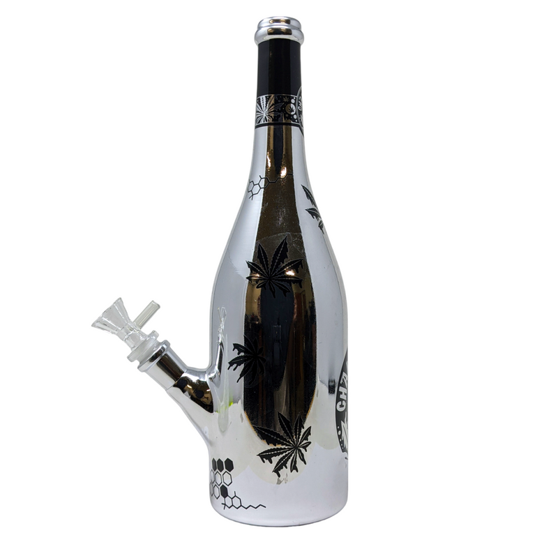 12’’ Champagne Bottle Water Pipe 1ct 2503 - Premium  from H&S WHOLESALE - Just $40! Shop now at H&S WHOLESALE