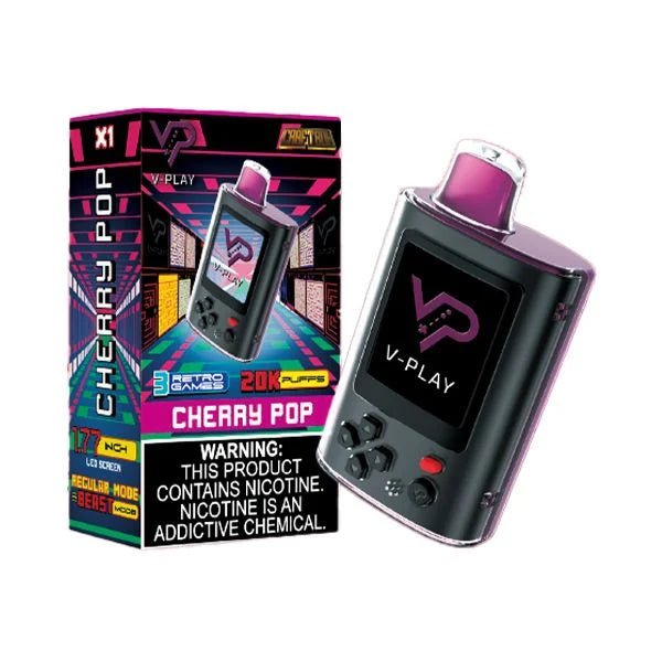 V-Play 20k Puffs Retro Games Disposable Vape 5ct Box by Craftbox - Premium  from H&S WHOLESALE - Just $45! Shop now at H&S WHOLESALE