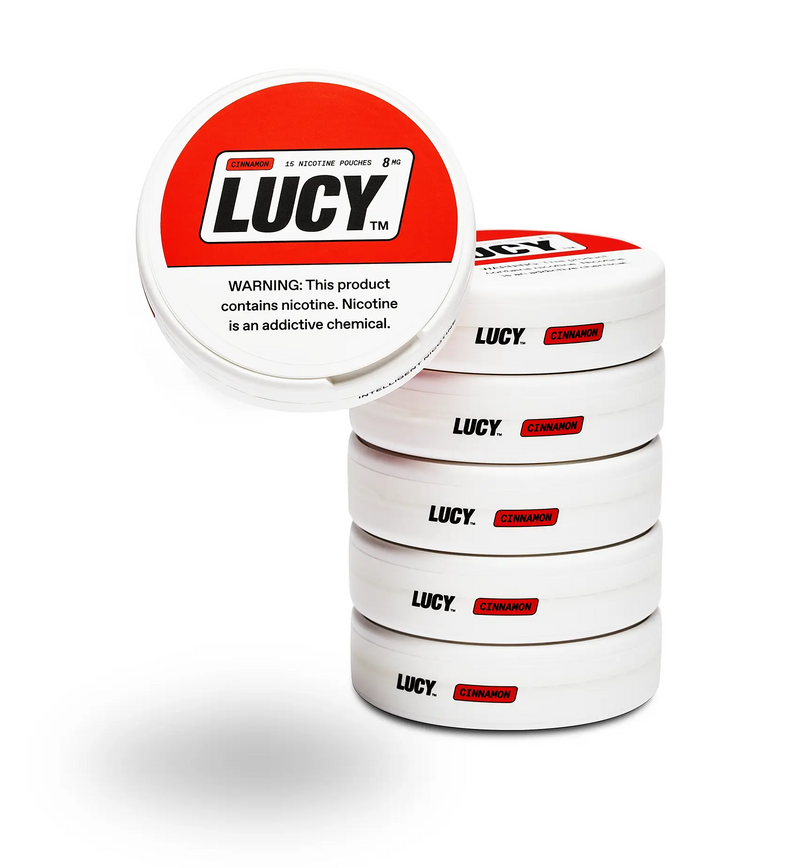 Lucy- Nicotine pouches 5ct ￼ - Premium  from H&S WHOLESALE - Just $19.75! Shop now at H&S WHOLESALE