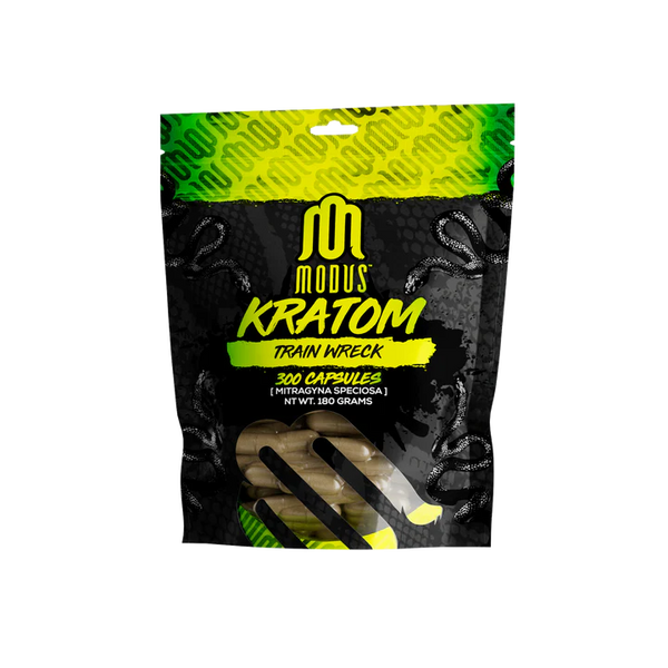 Modus Kratom Mitragyna Speciosa 300ct Capsule 1ct Bag - Premium  from H&S WHOLESALE - Just $20! Shop now at H&S WHOLESALE