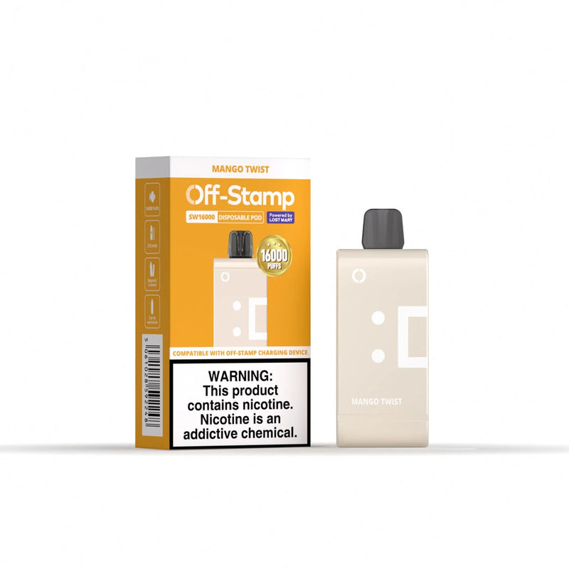 Off-Stamp SW16,000 Puffs Pods Disposable By Lost Mary 5ct Box - Premium  from Coming soon - Just $32! Shop now at H&S WHOLESALE