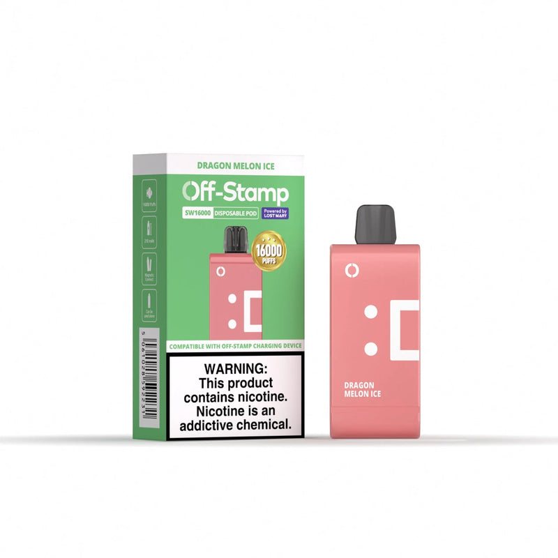 Off-Stamp SW16,000 Puffs Pods Disposable By Lost Mary 5ct Box - Premium  from Coming soon - Just $32! Shop now at H&S WHOLESALE