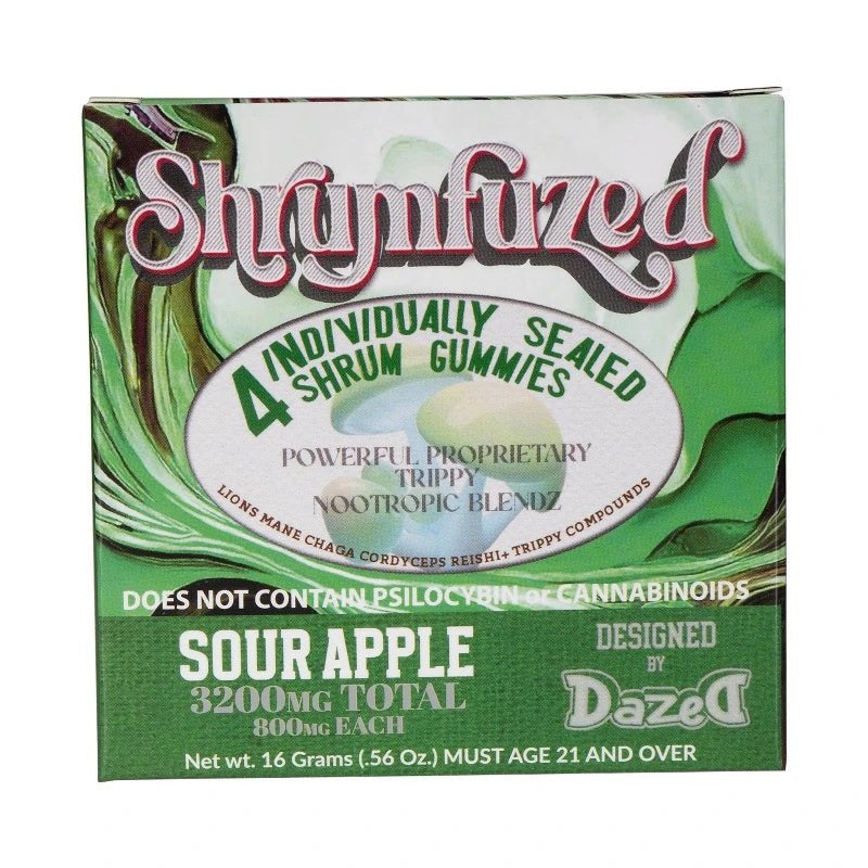 Dazed Shrumfuzed 4pk Gummies 3200mg 10ct - Premium  from H&S WHOLESALE - Just $95! Shop now at H&S WHOLESALE