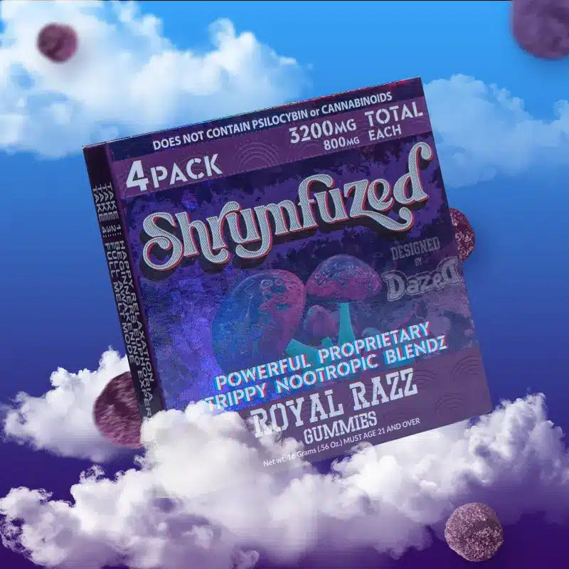 Dazed Shrumfuzed 4pk Gummies 3200mg 10ct - Premium  from H&S WHOLESALE - Just $95! Shop now at H&S WHOLESALE