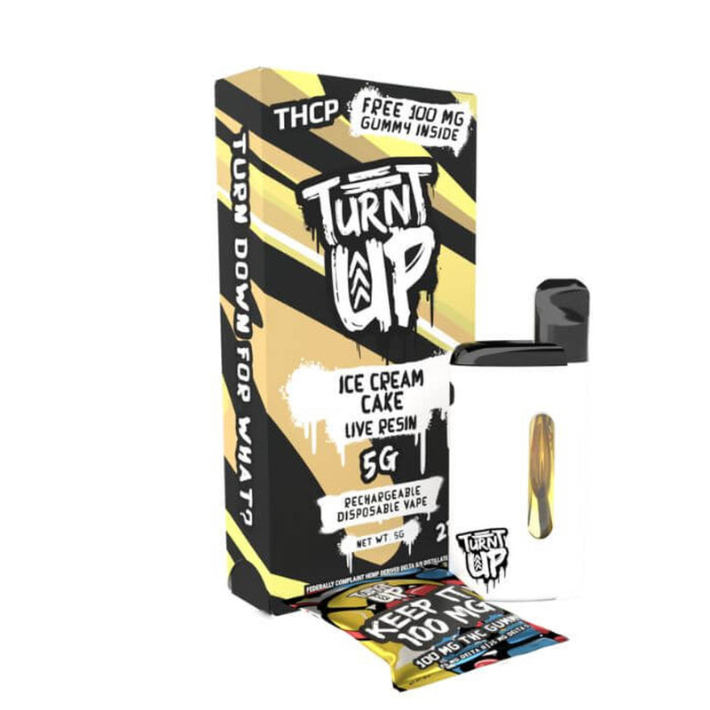 Turnt Up Keep It100 THC 5g Live Resin Disposable Vape 5ct Box - Premium  from H&S WHOLESALE - Just $65! Shop now at H&S WHOLESALE