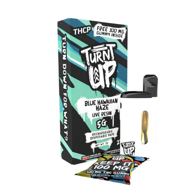 Turnt Up Keep It100 THC 5g Live Resin Disposable Vape 5ct Box - Premium  from H&S WHOLESALE - Just $65! Shop now at H&S WHOLESALE