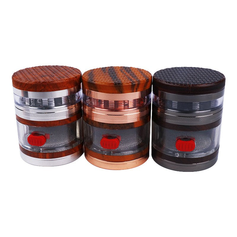 Clickit Plapitate Grinder 4pc Wood 6ct - Premium  from H&S WHOLESALE - Just $50! Shop now at H&S WHOLESALE